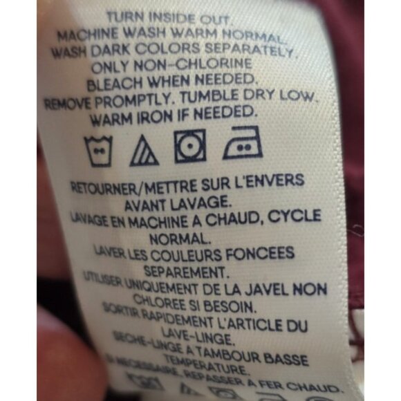 OOAK Upcycled Reworked Sweatshirt PEACE Vtg Doily Floral Appliques Boyfriend M - Picture 16 of 16